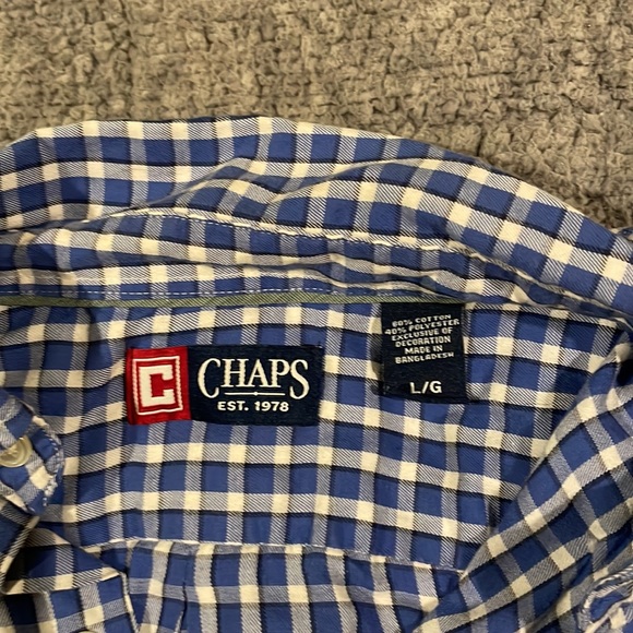 Mens button down shirt long sleeve size L - Picture 2 of 2
